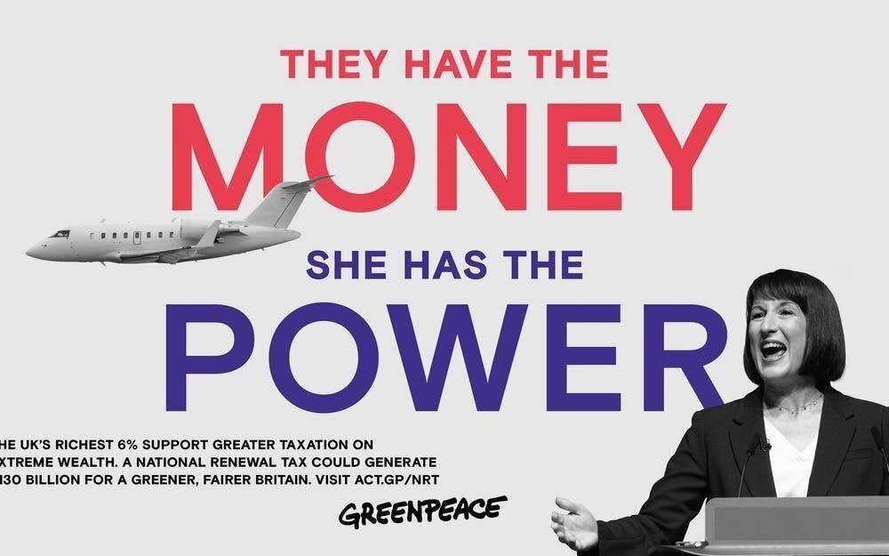 Greenpeace et Rachel Reeves