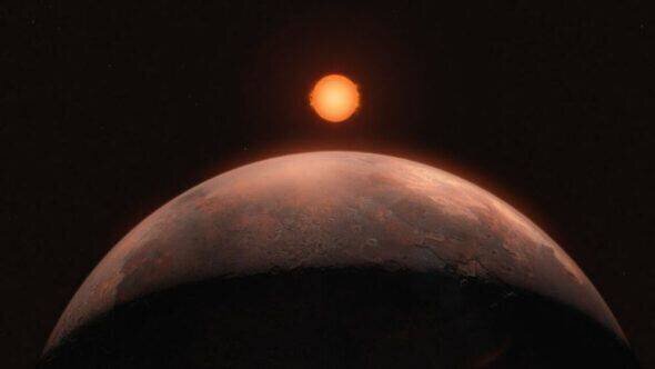 Représentation artistique d'un exoplanète. Image : ESO M. Kornmesser.