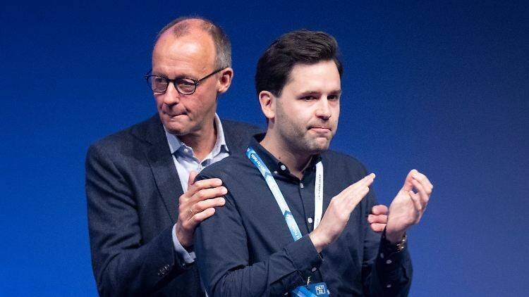 Johannes Winkel et Friedrich Merz