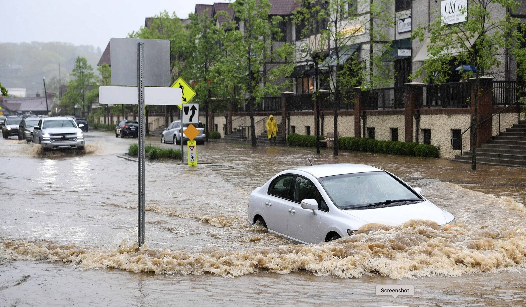 Inondations à Asheville, Caroline du Nord