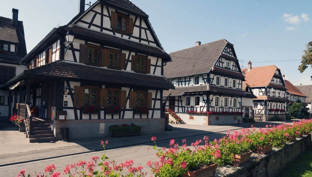Les maisons alsaciennes de Hunspach ont un charme fou