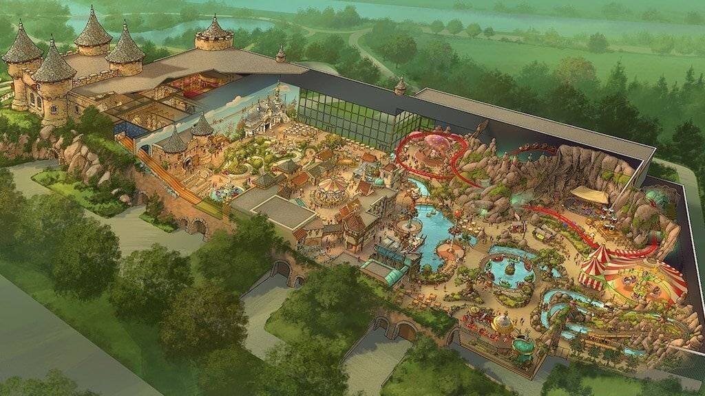 Plan du nouveau parc d'attractions