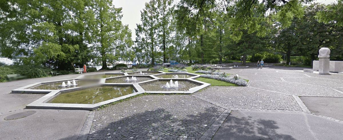 Le Wabengarten de 1959 près du monument de Gottfried Keller.