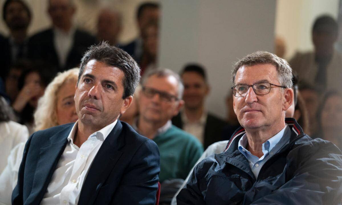 Carlos Mazón et Alberto Núñez Feijóo