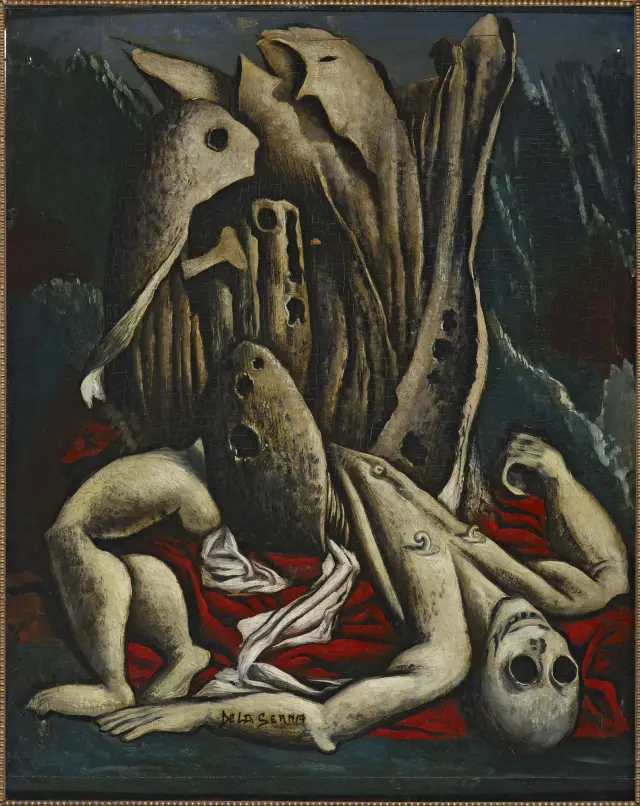 Obra 'La Caída' de Ismael Gómez de la Serna.