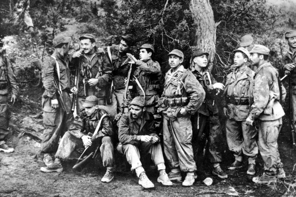 Soldats du FLN pendant la guerre d'indépendance.