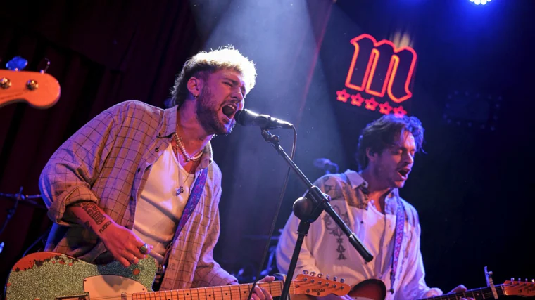 Dani Fernández durant un de ses concerts