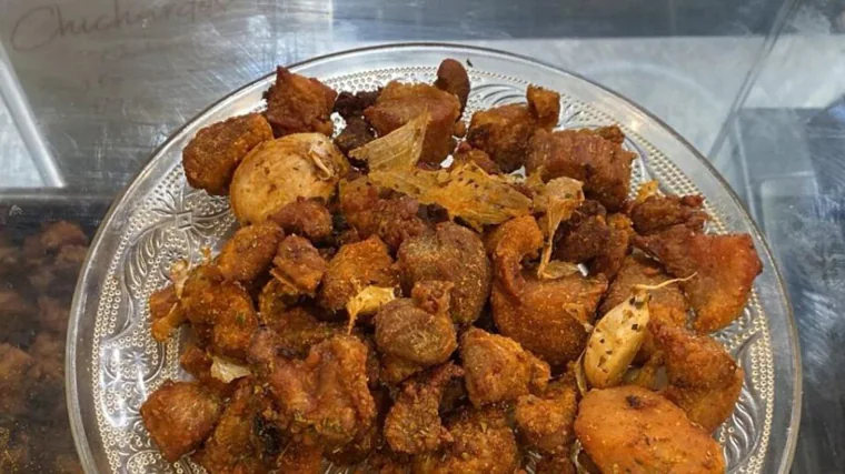 Plato de chicharrones