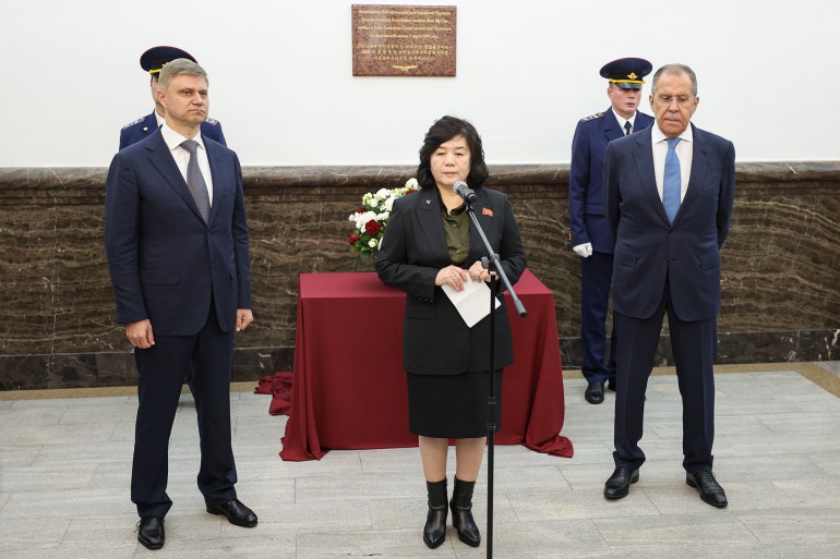 Ministre nord-coréen Choe Son-hui à Moscou