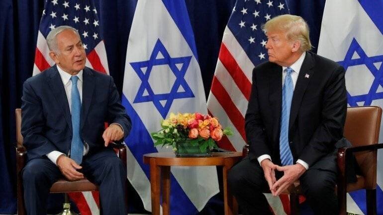 Trump et Netanyahu lors d'une réunion bilatérale