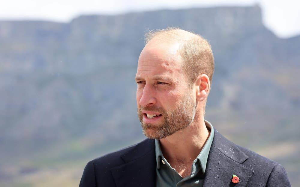 William et Cyril Ramaphosa lors de leur rencontre