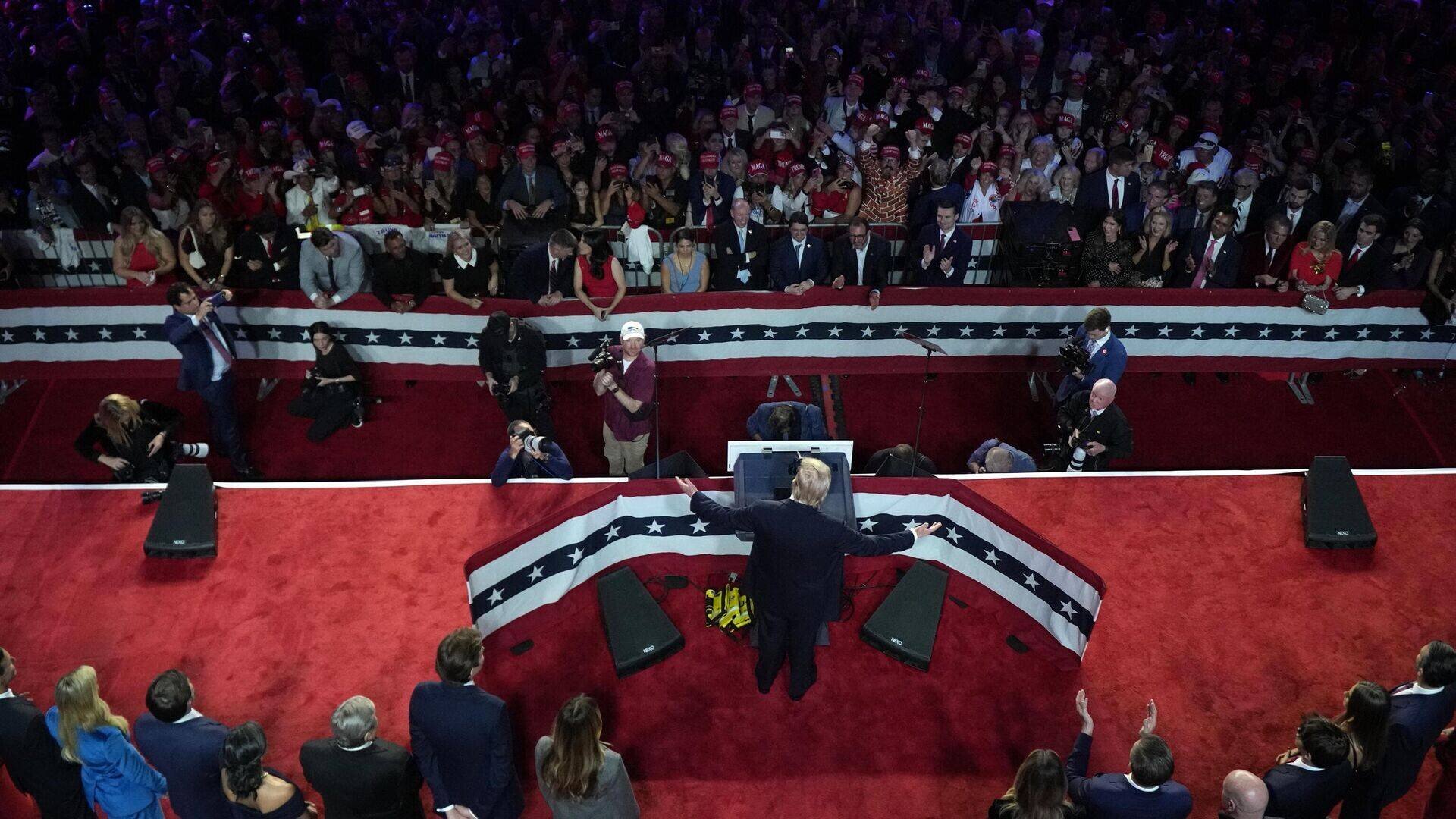 Donald Trump lors de la campagne électorale