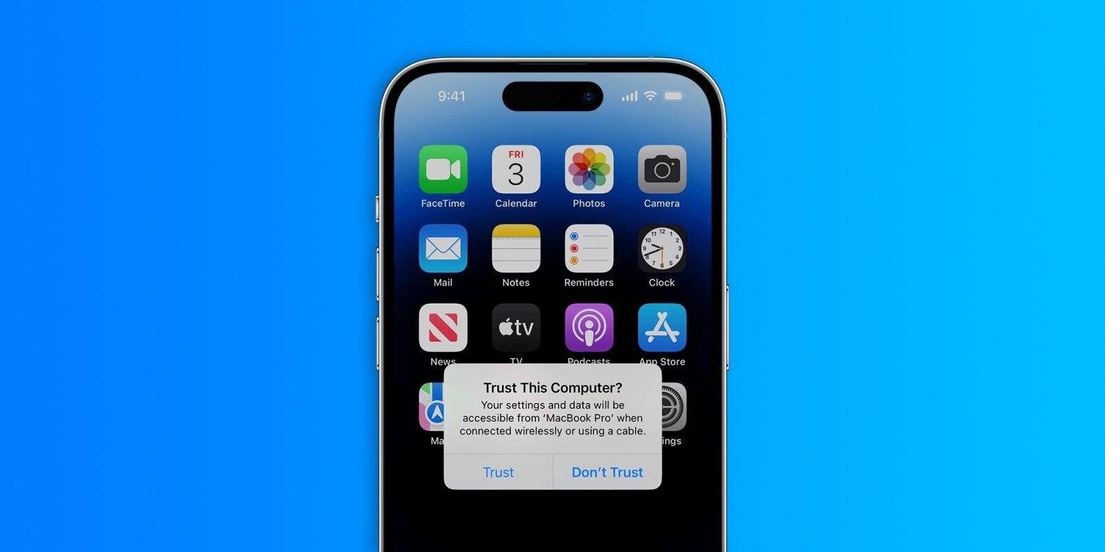 iOS 18.2 permet aux utilisateurs de faire confiance à un nouvel ordinateur avec leur iPhone et iPad en utilisant Face ID