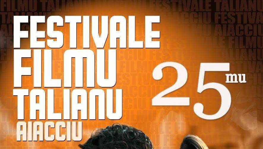 Affiche du 25e Festival du Film Italien à Aiacciu