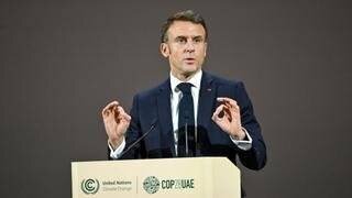 Emmanuel Macron à la COP28 de Dubaï