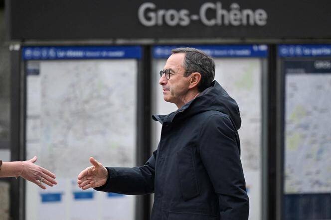 Le ministre de l’intérieur, Bruno Retailleau, à Rennes, le 1ᵉʳ novembre 2024.