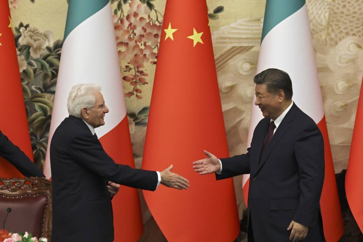 Rencontre entre Sergio Mattarella et Xi Jinping, dans le cadre de la coopération Italie-Chine