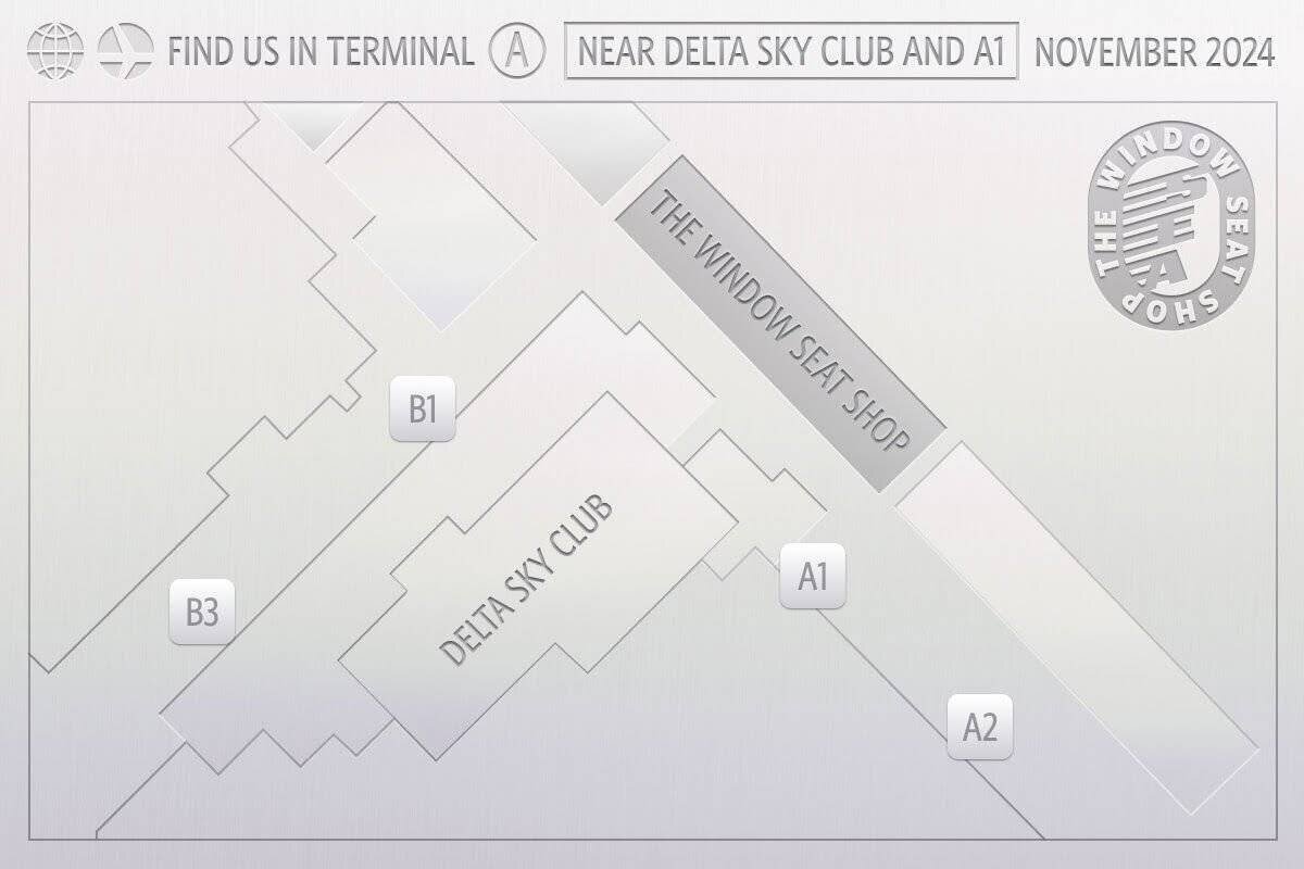 Intérieur du Delta Window Seat Shop