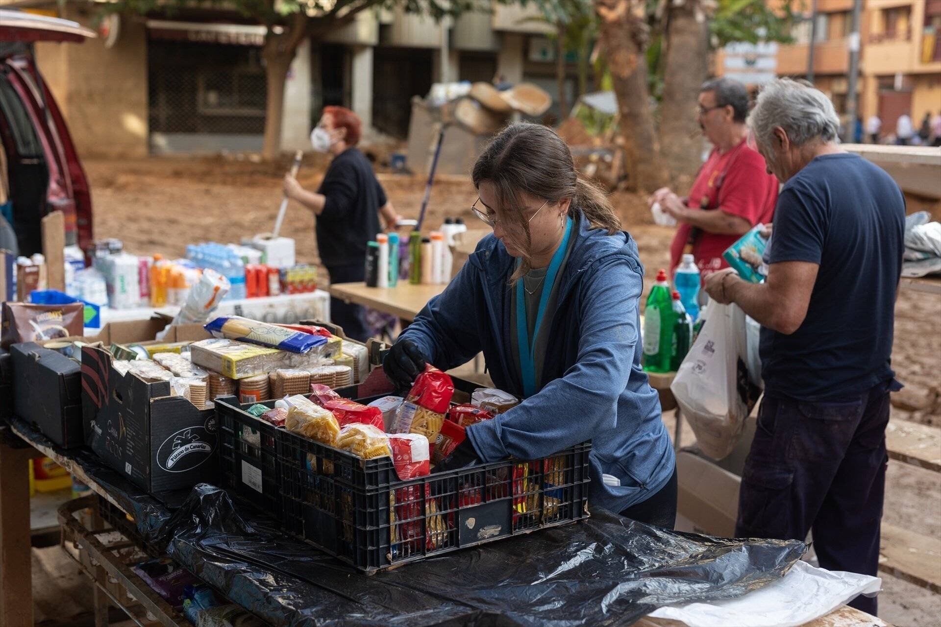 Distribution alimentaire à Valencia