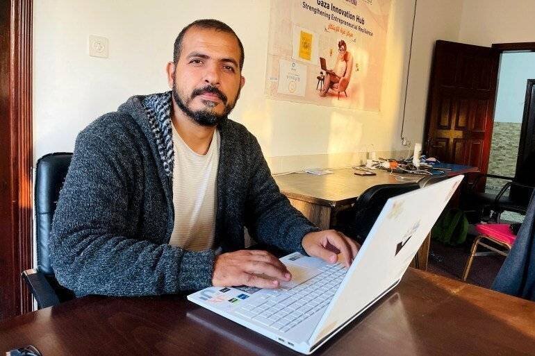 L'ingénieur Sharif Naim, fondateur de l'initiative Taqat