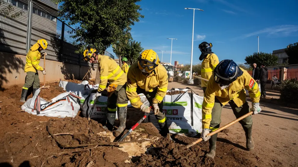 Nettoyage à Catarroja, Valence après la DANA