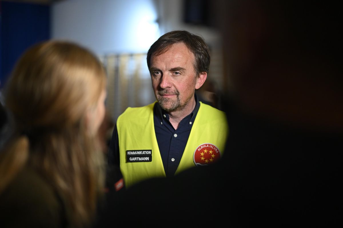 Christian Gartmann lors d'une présentation en mai 2023