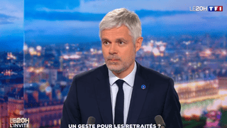 Laurent Wauquiez annonce que le gouvernement a changé d’avis sur le gel des pensions de retraite, le 11 novembre 2024 sur TF1.