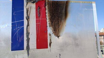 Stèle vandaliser à Marseille