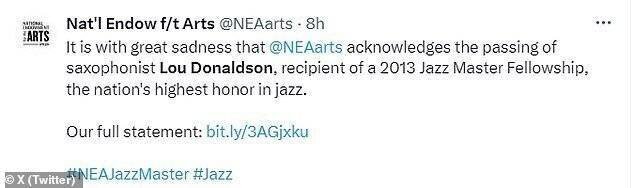 Déclaration de la National Endowment for the Arts
