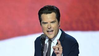 Matt Gaetz ici en juillet 2024 vient d’être nommé par Donald Trump au ministère de la Justice.