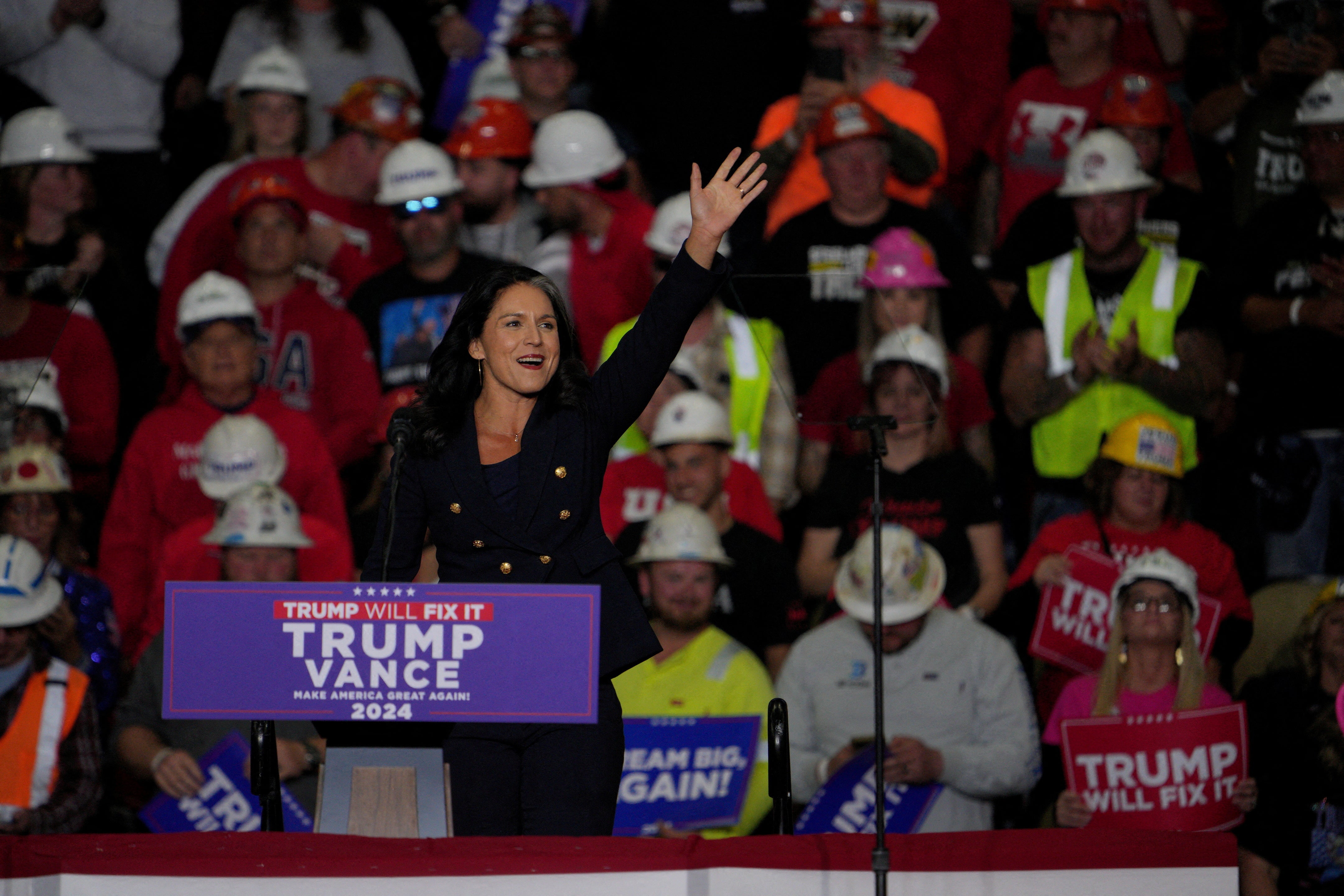 Tulsi Gabbard, nommée directrice du renseignement national par Trump.