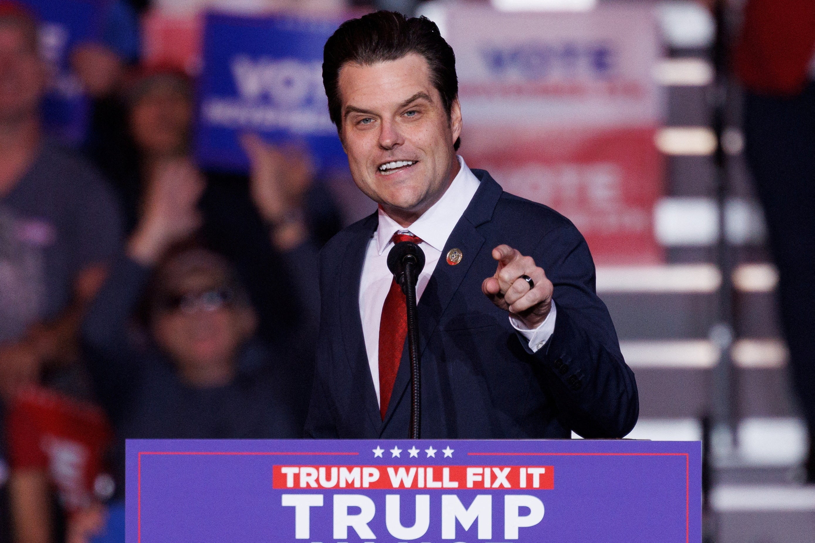 Matt Gaetz, nommé procureur général des États-Unis.