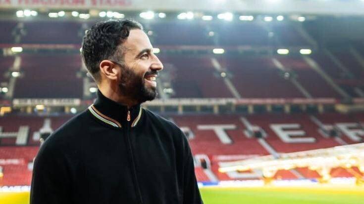 Ruben Amorim visite Old Trafford