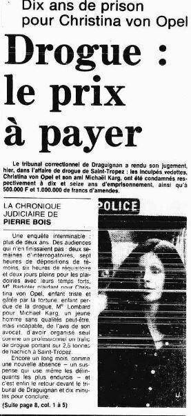 Christina von Opel lors de son procès