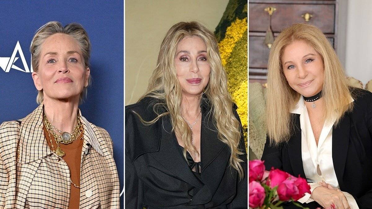 Sharon Stone, Cher et Barbra Streisand