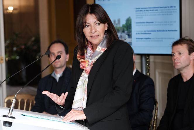Anne Hidalgo, à l’Hôtel de ville de Paris, le 15 octobre 2024.