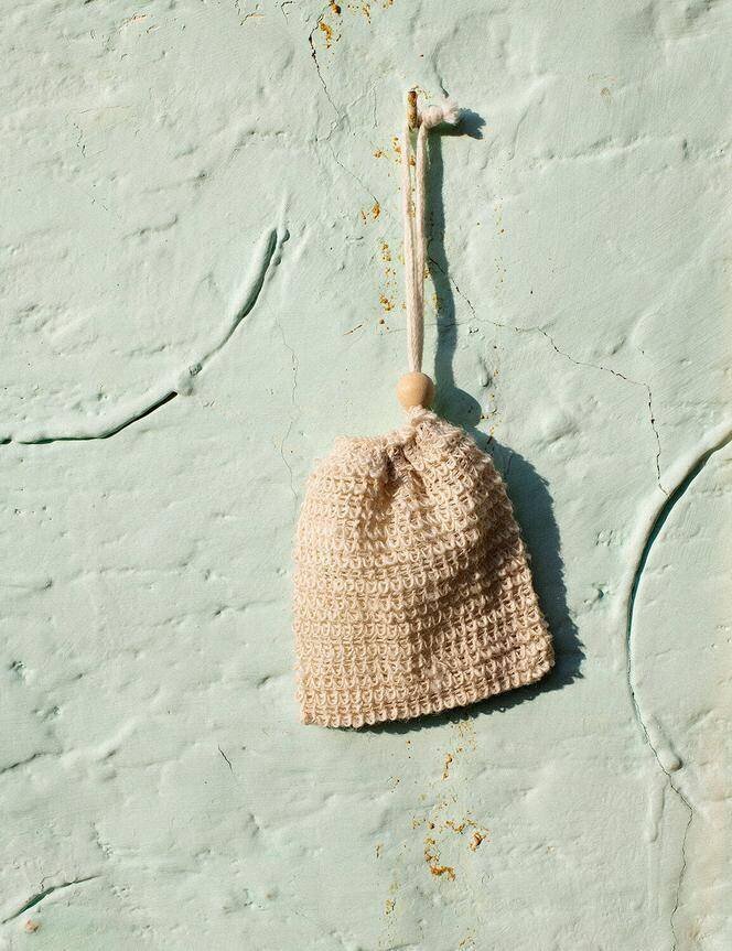 Sac à savon en sisal