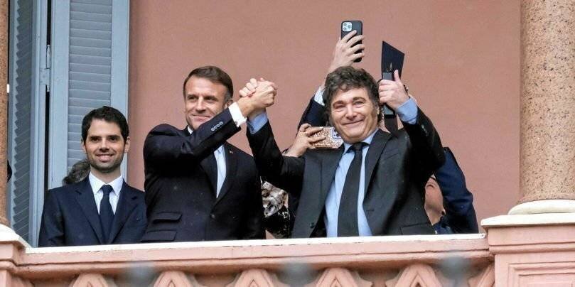 Macron en visite en Argentine