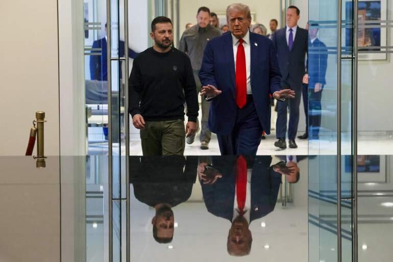 Réunion entre Volodymyr Zelensky et Donald Trump