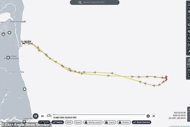 Capture d'écran de Marine Tracker