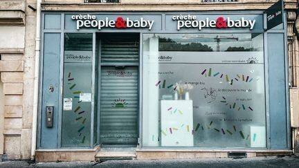 Une crèche du groupe People & Baby à Paris, dans le 10e arrondissement, le 17 septembre 2024. (AMAURY CORNU / HANS LUCAS / AFP)