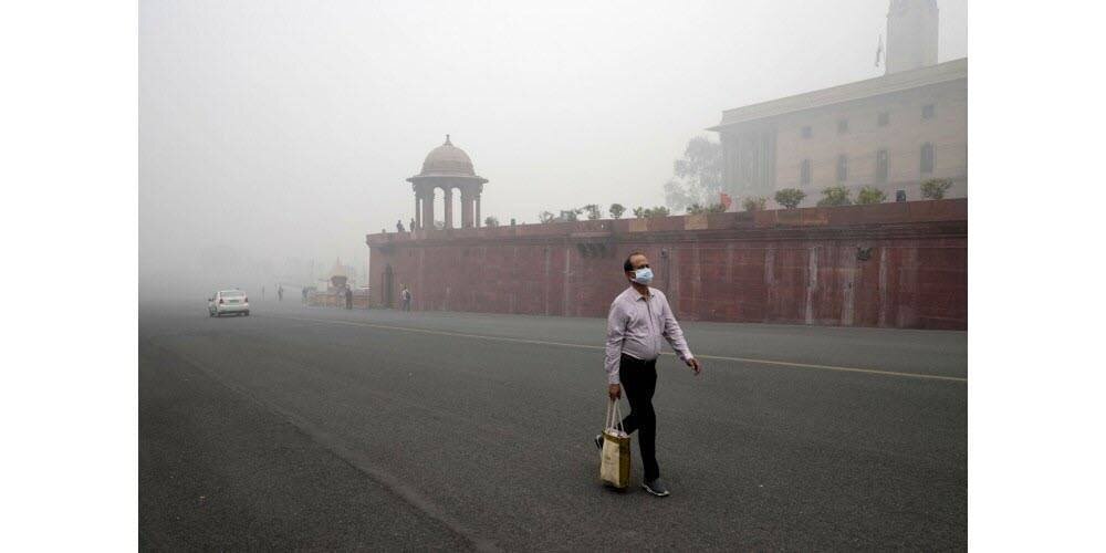 Concentrations de microparticules à New Delhi