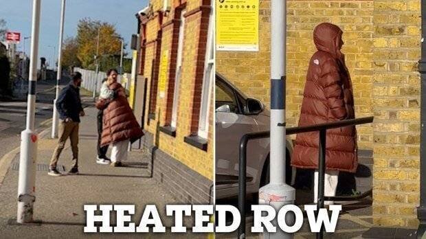 Stacey Solomon en larmes après sa dispute avec Joe Swash dans la rue.