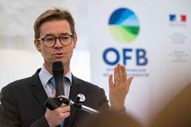 Olivier Thibault, directeur général de l’Office français de la biodiversité, à Dry (Loiret), le 21 septembre 2023.