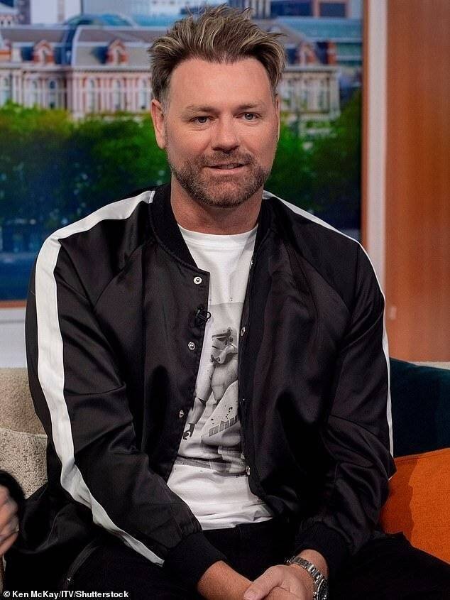 Brian McFadden lors du documentaire Boybands Forever