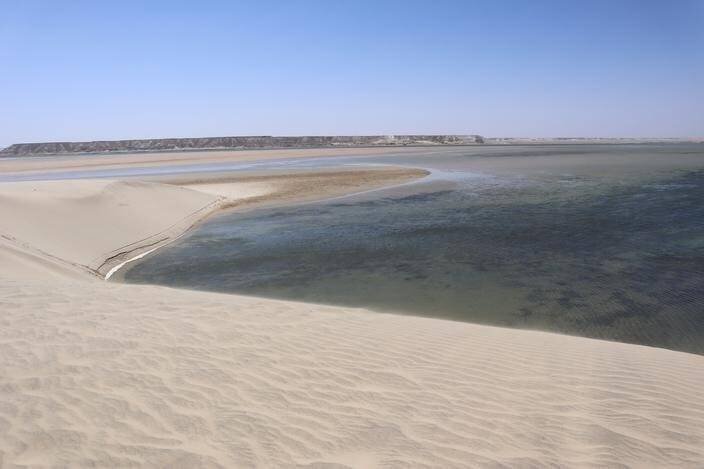 La Dune Blanche à Dakhla