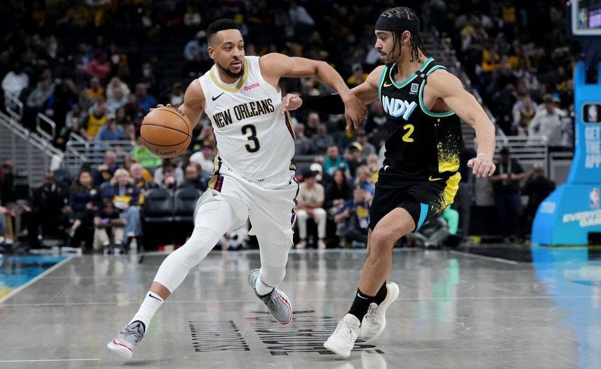CJ McCollum en entraînement