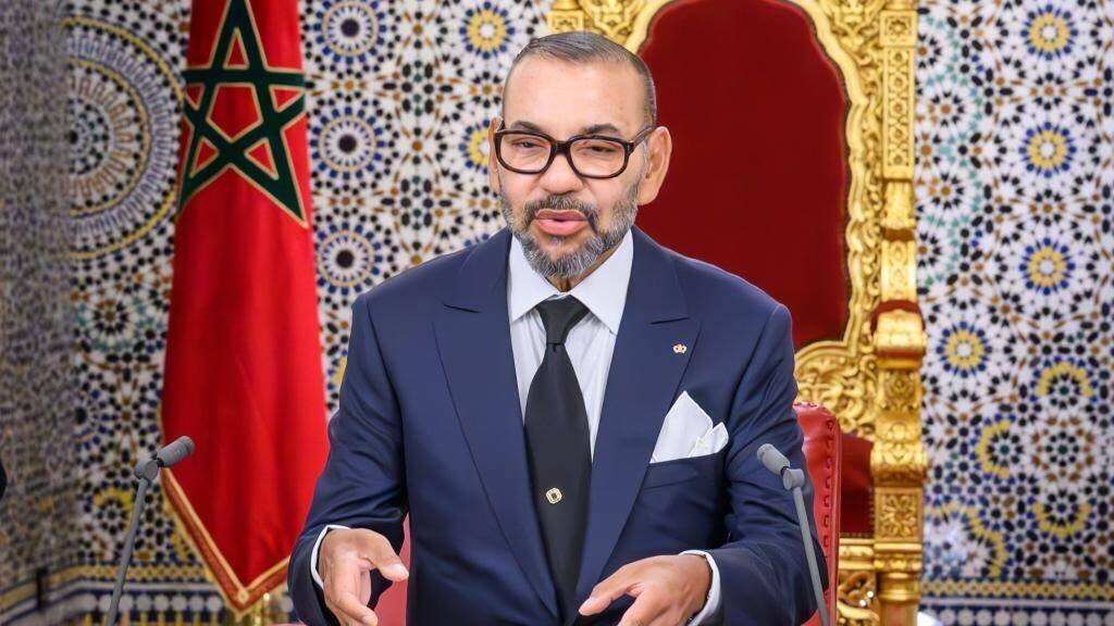 Mohamed VI prononce son discours durant le Jour du Trône, le 30 juillet dernier.