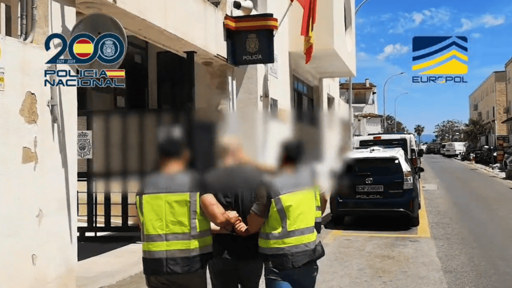 Un des détenus lors de l'opération