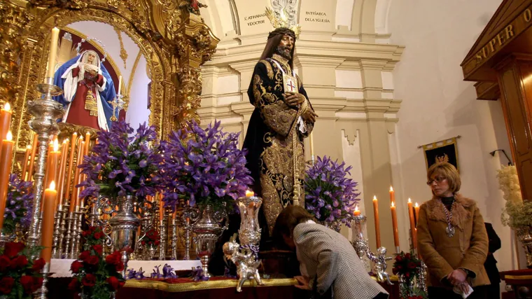 El Rescatado, avec la tunique donée par Rafael Sánchez Saco